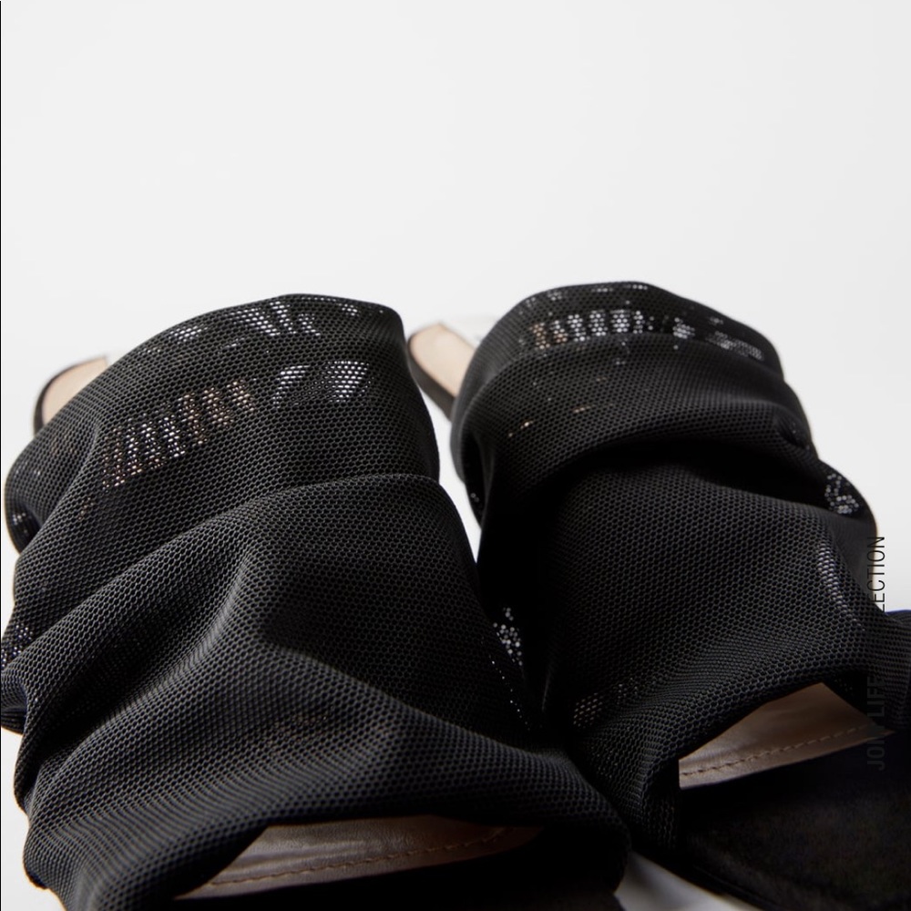 ZARA BNWT Mesh Mule Sandal - Picture 7 of 8
